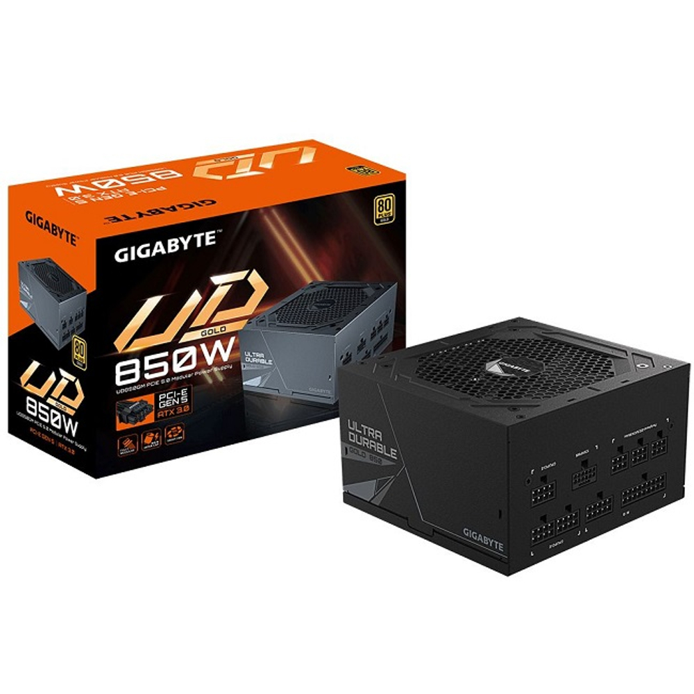 Блок питания Gigabyte 850W GP-UD850GM PG5 V2 (модульный, 16 Pin PCIe 5.0, 80 PLUS Gold)