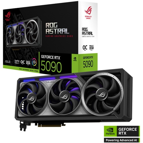 Видеокарта ASUS GeForce RTX 5090 ROG ASTRAL GAMING OC 32GB (ROG-ASTRAL-RTX5090-O32G-GAMING), (90YV0LW0-M0NA00)