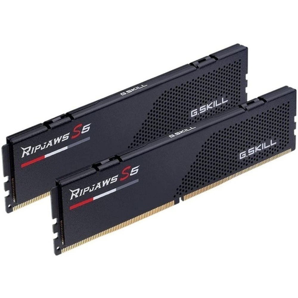 Модуль памяти DIMM DDR5 32Gb, 6000Mhz, 2x16Gb, G.Skill Ripjaws S5 Black (F5-6000J3636F16GX2-RS5K)