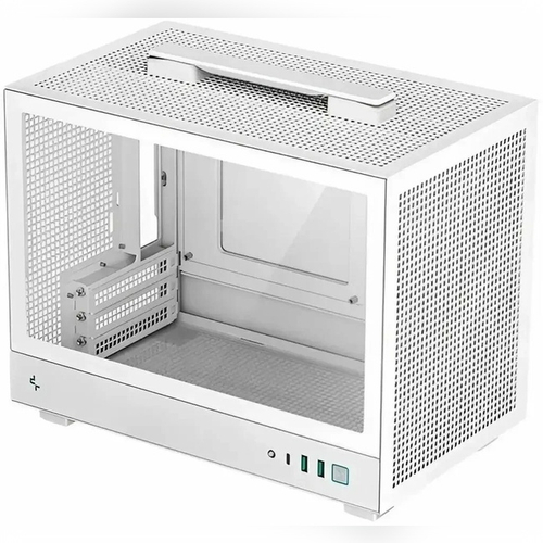 Корпус Mini-Tower DeepCool CH160 WH, Micro-ATX, белый (R-CH160-WHNGI0-G-1)