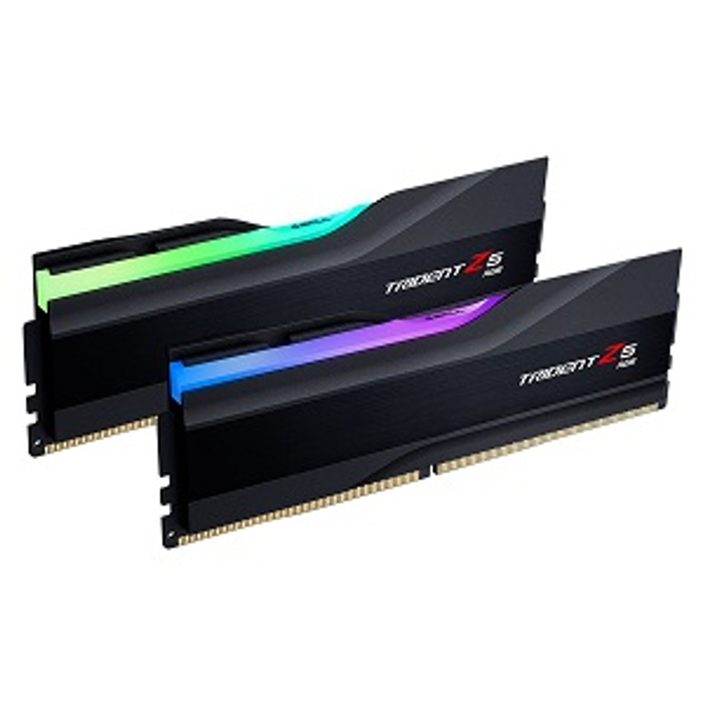 Модуль памяти DIMM DDR5 32Gb, 6000Mhz, 2x16Gb, G.Skill Trident Z5 RGB Black (F5-6000J3040F16GX2-TZ5RK)