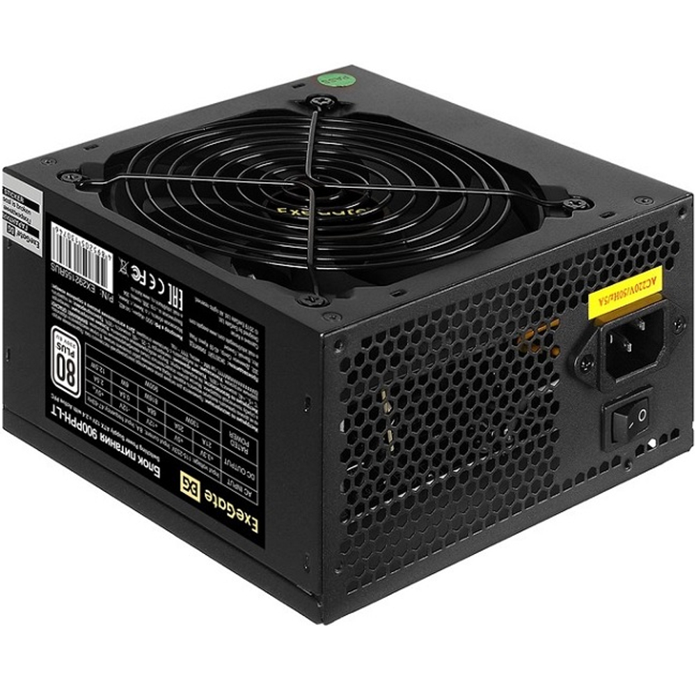Блок питания ExeGate 900W 900PPH-LT-OEM, 120mm, 80 PLUS Standard (EX292155RUS-OEM-S)