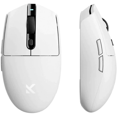 Мышь беспроводная MCHOSE G3 V2, PAW 3311, 12000 dpi, радиоканал, Bluetooth, USB, 59g, белый (G3 White)