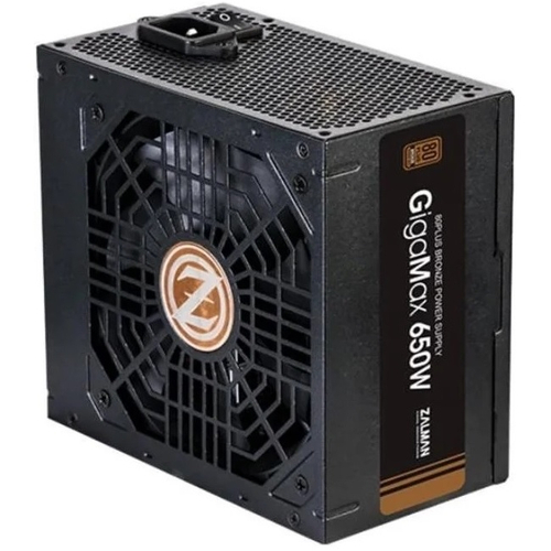 Блок питания Zalman 650W GigaMax, 120 мм, 80 PLUS Bronze (ZM650-GVII)