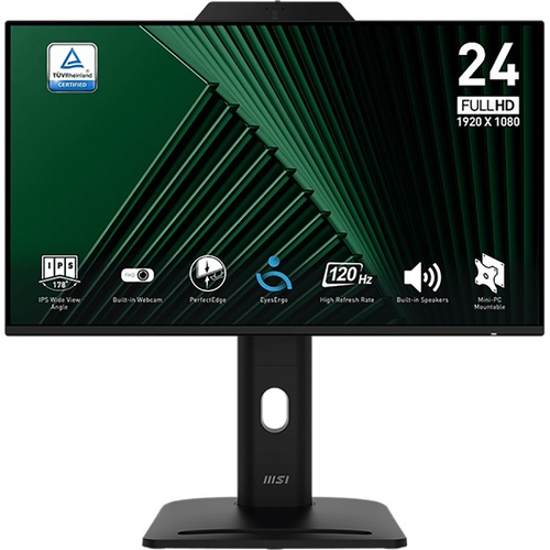 Монитор MSI TFT 23.8" PRO MP242PMG, 1920x1080, IPS, 120 Гц, 300 кд/м2, 1500:1, 4ms, 178°, WEB, HDMI, DP (9S6-3PD89T-005)
