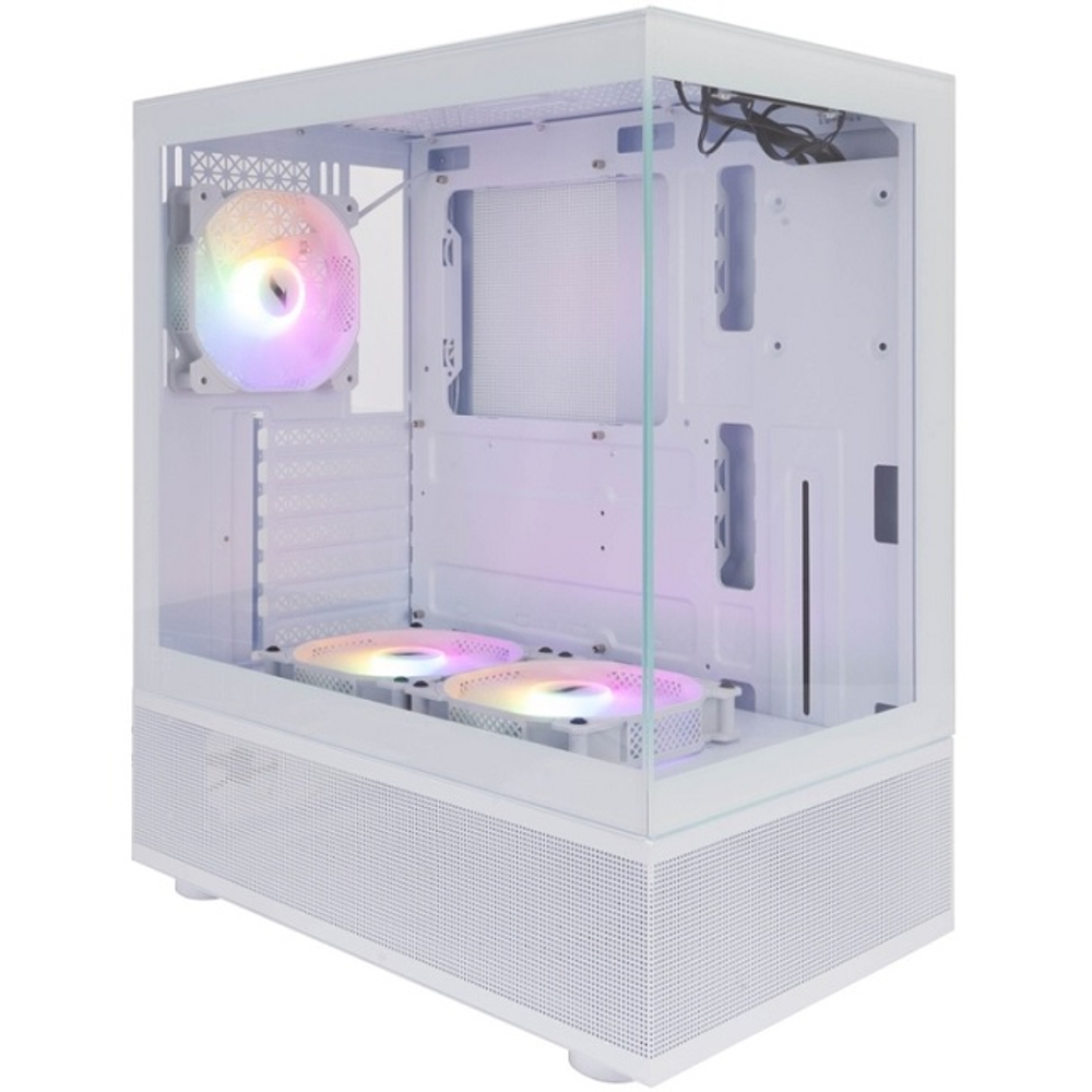 Корпус Midi-Tower 1STPLAYER MIKU Mi7-A RGB TG White (Mi7-A-WH-2F1R-W-1F1-W)