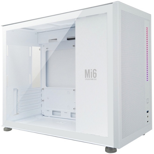 Корпус Mini-Tower 1STPLAYER MIKU Mi6, Micro-ATX, белый (Mi6-WH)