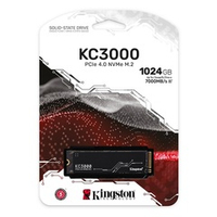 Жесткий диск SSD M.2 1Tb Kingston KC3000, 7000/6000MBs, 1000000 IOPS, TLC 3D NAND, 2280, PCI-E 4.0 x4 (SKC3000S/1024G)