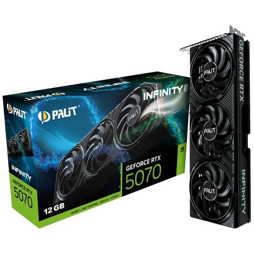 Видеокарта Palit GeForce RTX 5070 INFINITY 3 12GB (NE75070019K9-GB2050S)