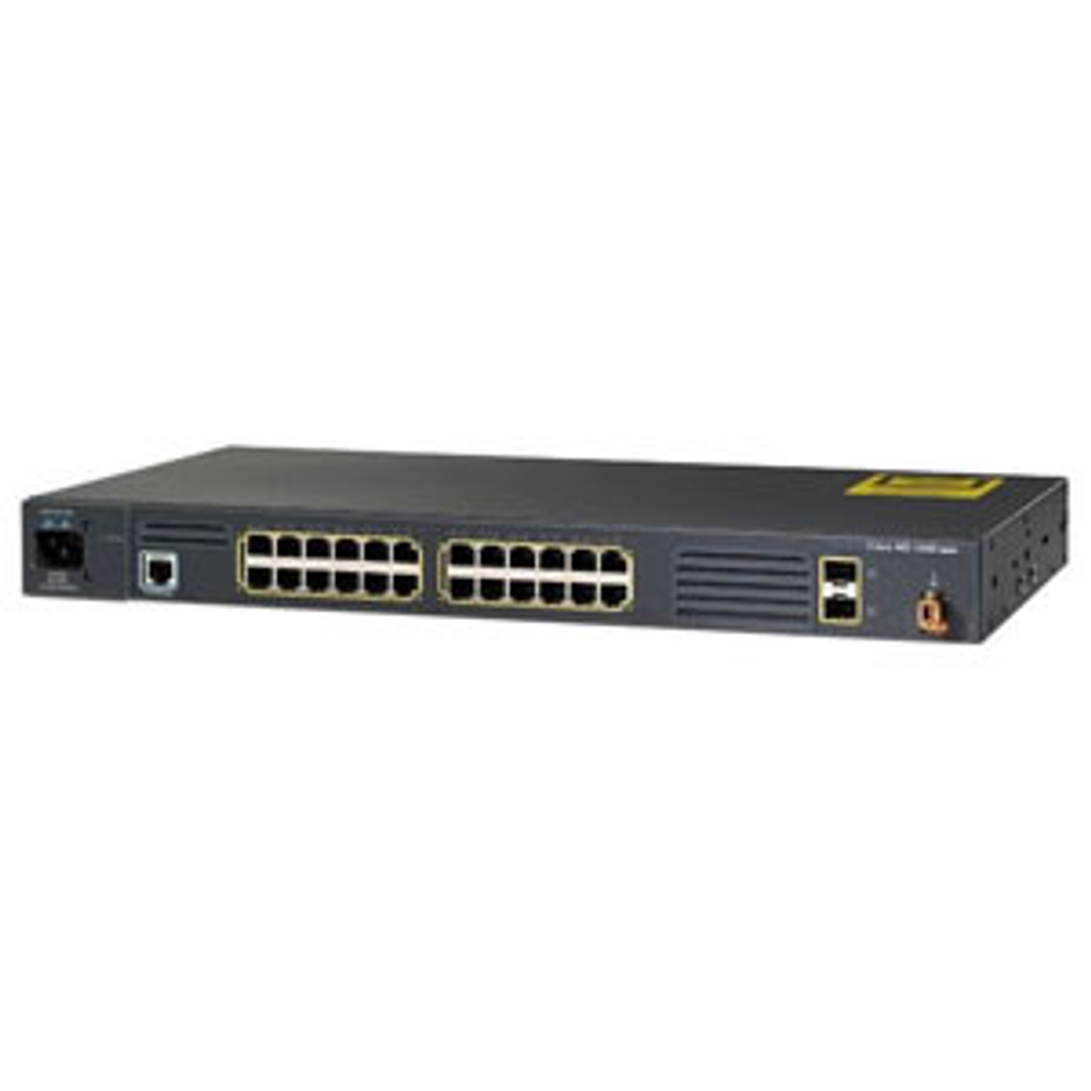 Коммутатор Cisco, 24x10/100, 2xSFP, L3, SNMP (ME-3400-24TS-A)