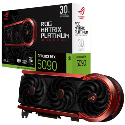 Видеокарта ASUS GeForce RTX 5090 ROG Matrix Platinum 30th Anniversary Edition 32GB (ROG-MATRIX-RTX5090-P32G-30TH)
