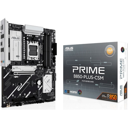 Материнская плата ASUS PRIME B850-PLUS-CSM, AM5/AMD B850/4xDDR5/2xPCI-Ex16/3xM.2/SB/DP/HDMI/ATX (90MB1LC0-M0EAYC)