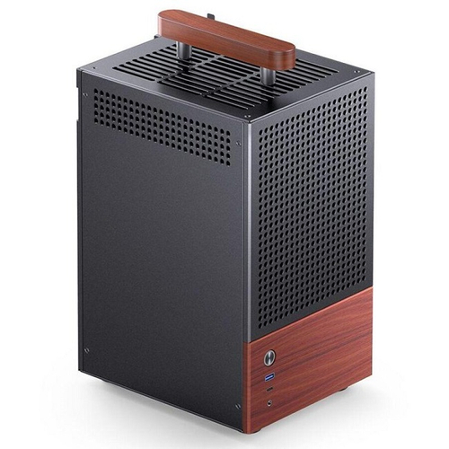 Корпус Mini-Tower JONSBO T6, Mini-ITX, без Б.П, черный (T6 Black)