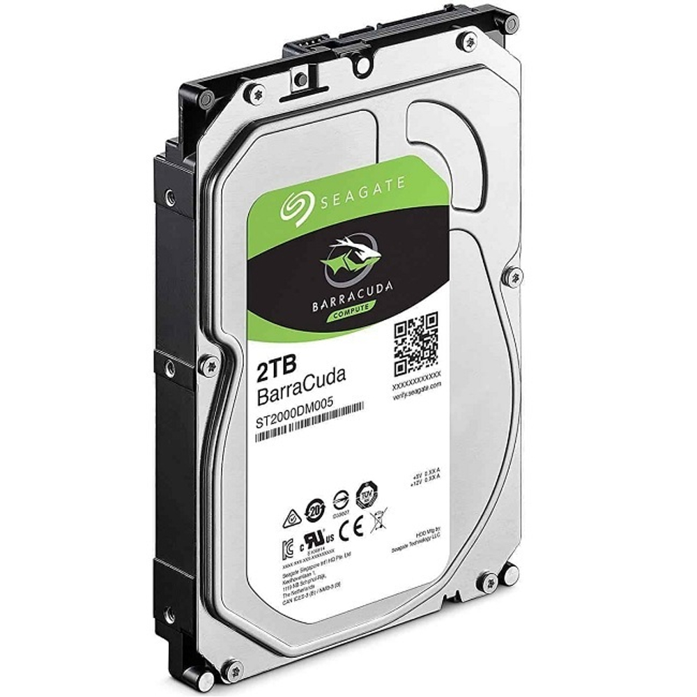 Жесткий диск HDD 2.0Tb Seagate, SATA-III, 256Mb, 7200rpm, Barracuda (ST2000DM008)