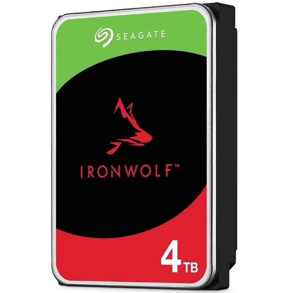 Жесткий диск HDD 4.0Tb Seagate, SATA-III, 256Mb, 7200rpm IronWolf (ST4000VN006)