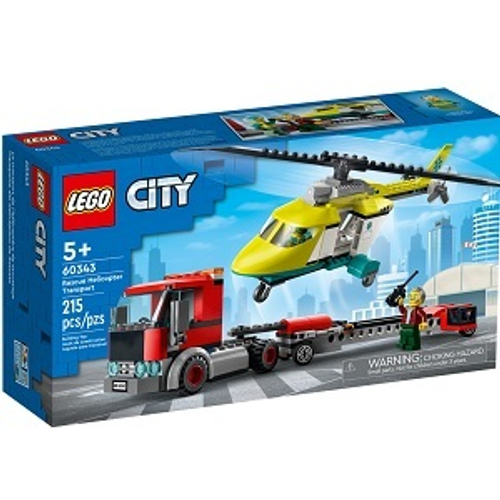 Конструктор LEGO City Great Vehicles 60343 Грузовик для спасательного вертолёта