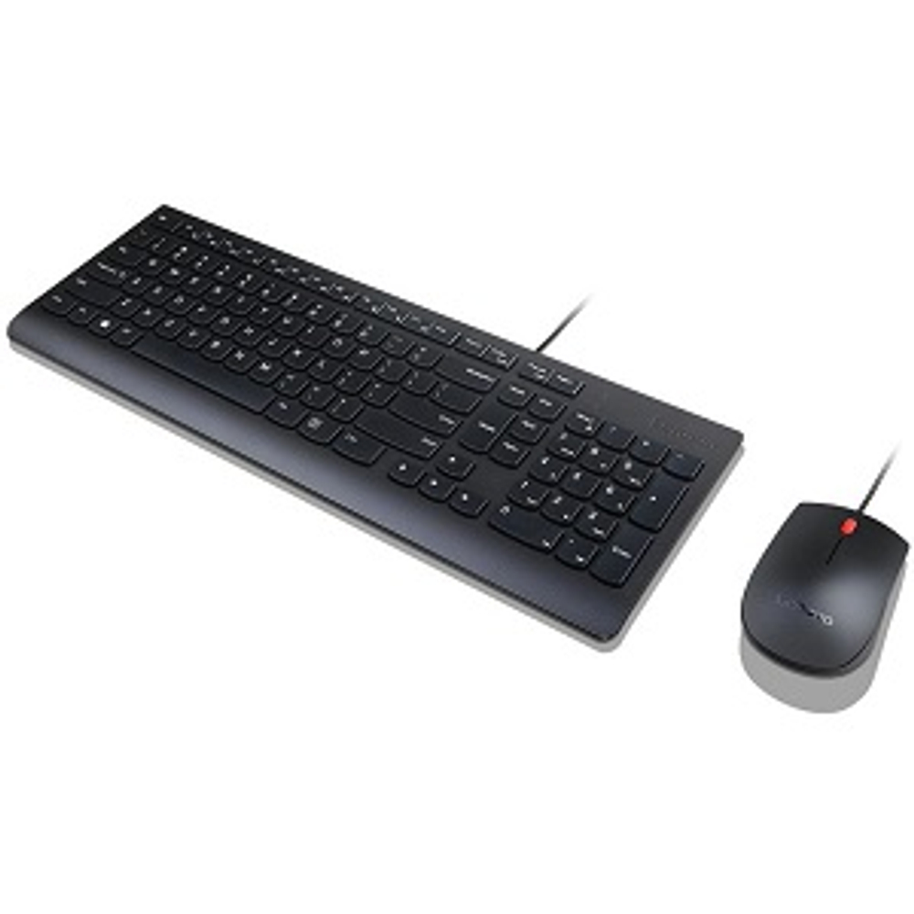 Клавиатура + Мышь Lenovo Essential Wired Combo Black USB (4X30L79912)