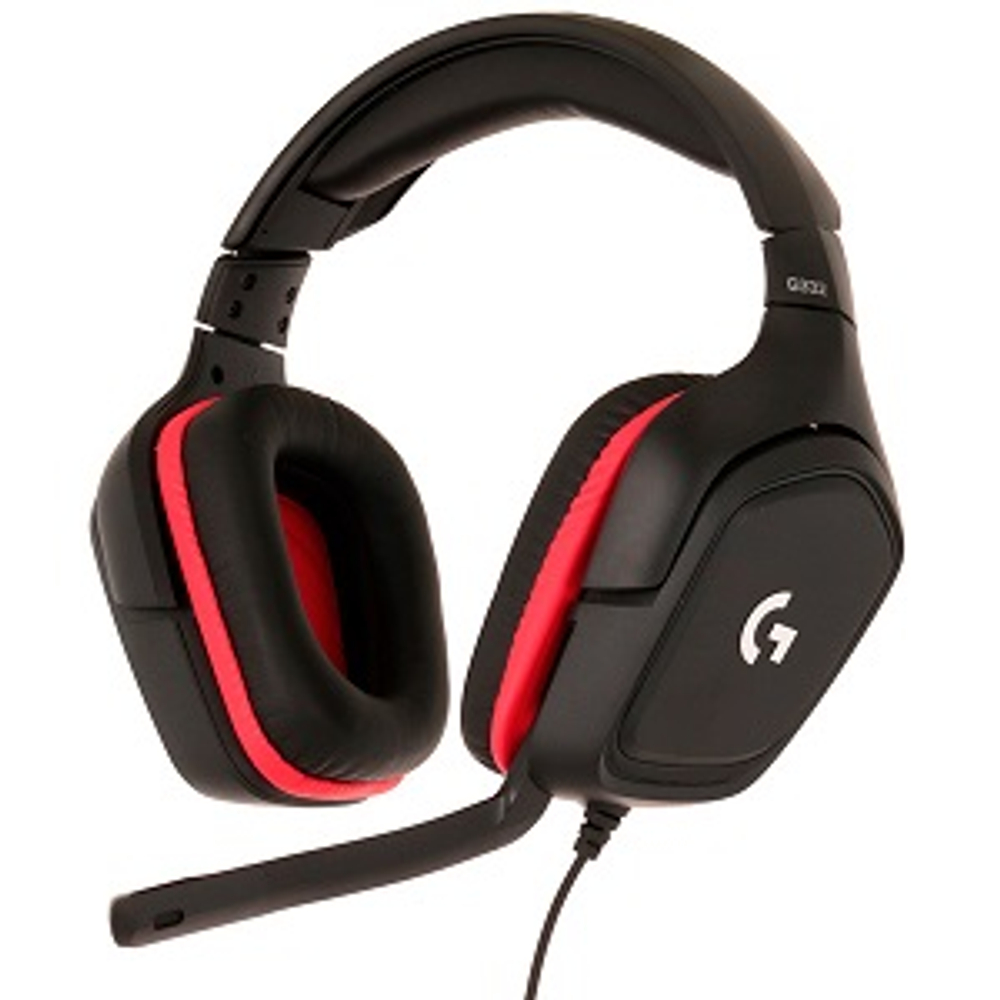 Компьютерная гарнитура Logitech G G332, Black/Red (981-00757)