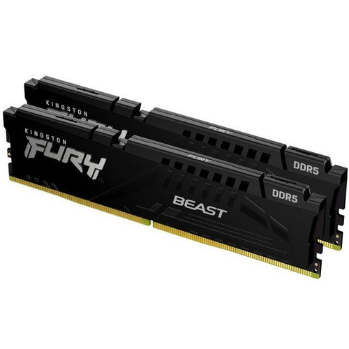 Модуль памяти DIMM DDR5 16Gb, 5600Mhz, 2x8GB, Kingston FURY Beast (KF556C40BBK2-16)