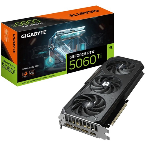 Видеокарта GIGABYTE GeForce RTX 5060 Ti GAMING OC 16GB (GV-N506TGAMING OC-16GD)