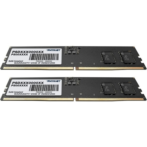 Модуль памяти DIMM DDR5 32Gb, 4800Mhz, 2x16Gb, Patriot Signature (PSD532G4800K)