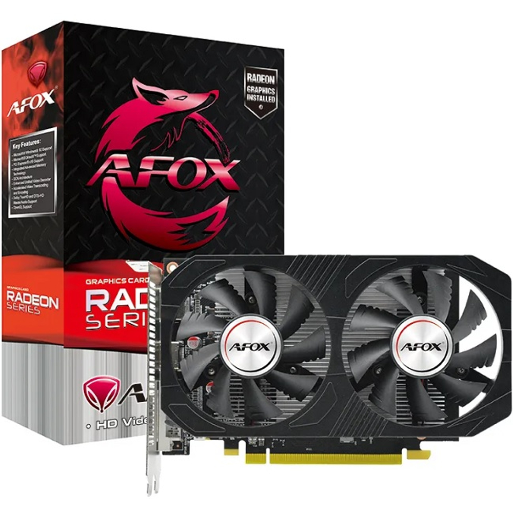 Видеокарта AFOX AMD Radeon RX 550 4GB DUAL (AFRX550-4096D5H2-V4)