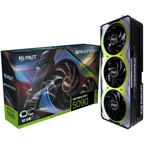 Видеокарта Palit GeForce RTX 5090 GameRock OC 32GB (NE75090S19R5-GB2020G)